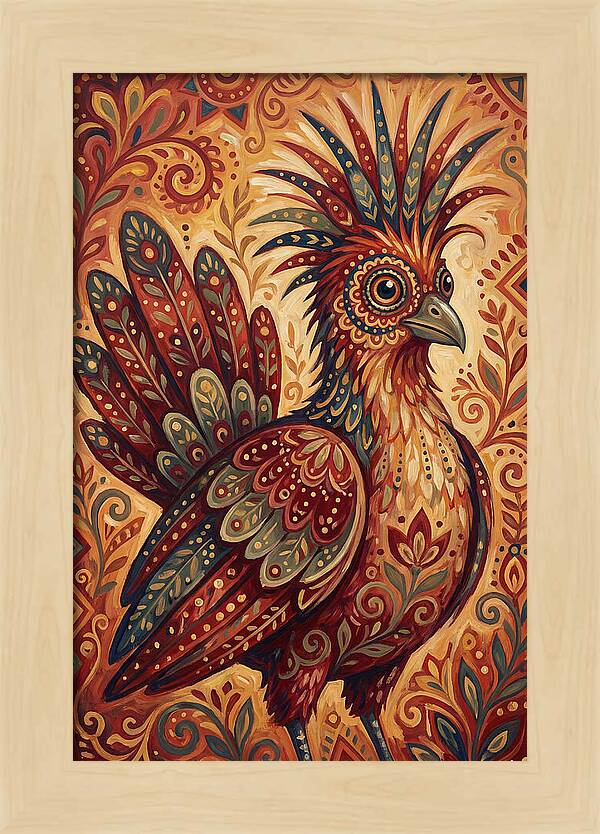 Hoatzin Folk Art