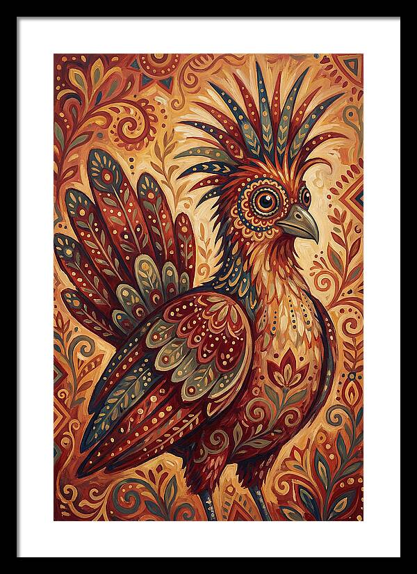 Hoatzin Folk Art