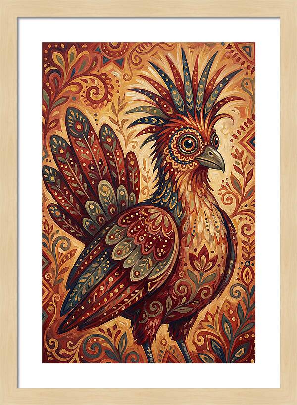 Hoatzin Folk Art