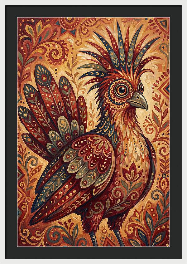 Hoatzin Folk Art