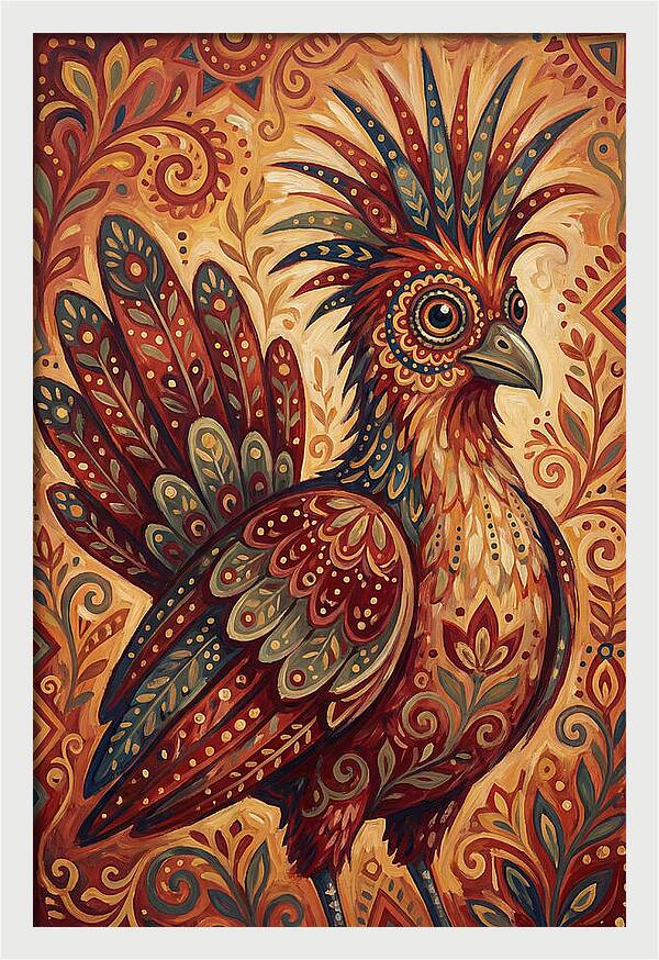 Hoatzin Folk Art