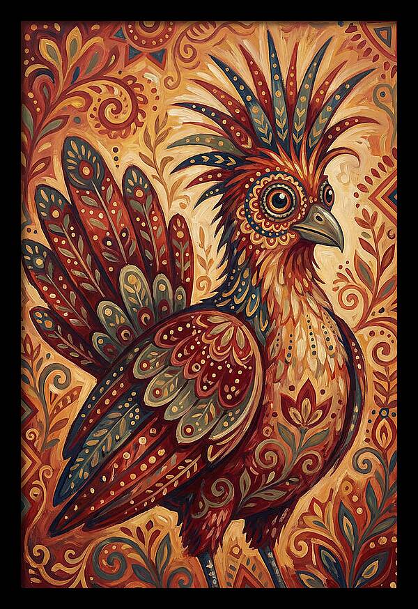 Hoatzin Folk Art