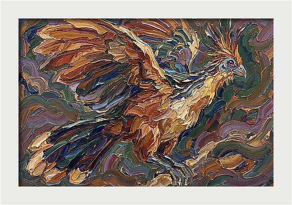 Hoatzin In Flight