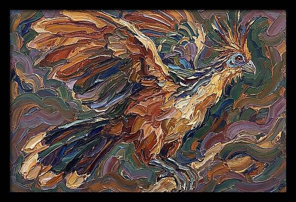 Hoatzin In Flight