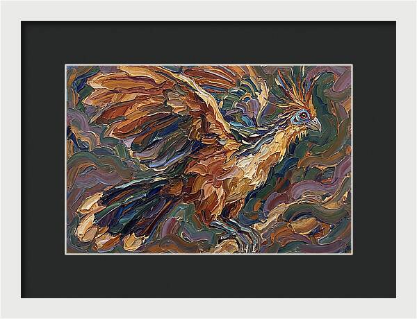Hoatzin In Flight