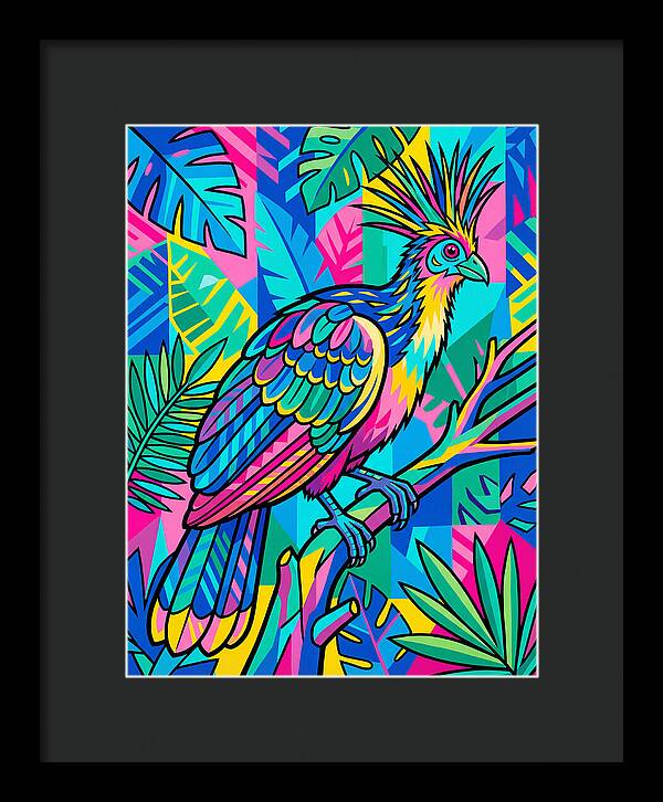 Hoatzin In Vibrant Colors
