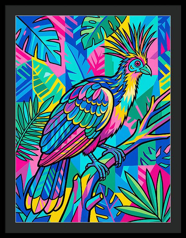 Hoatzin In Vibrant Colors