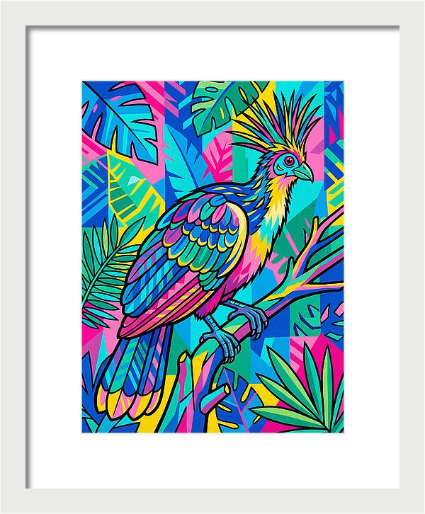 Hoatzin In Vibrant Colors