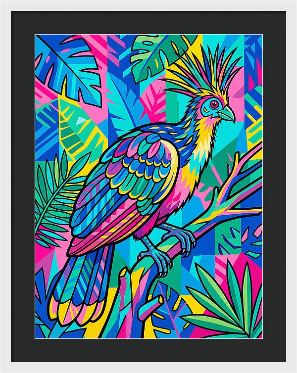 Hoatzin In Vibrant Colors