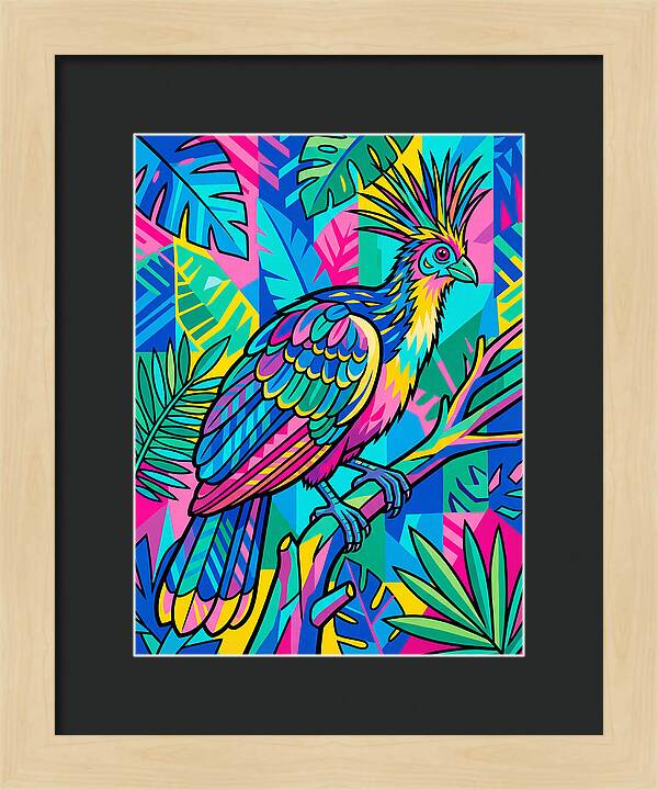 Hoatzin In Vibrant Colors