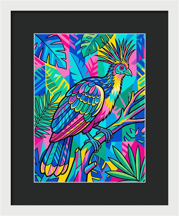 Hoatzin In Vibrant Colors