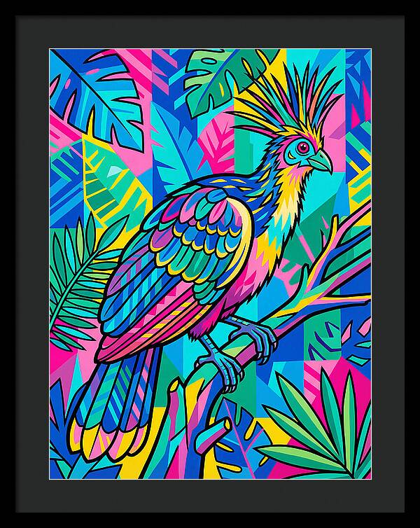 Hoatzin In Vibrant Colors