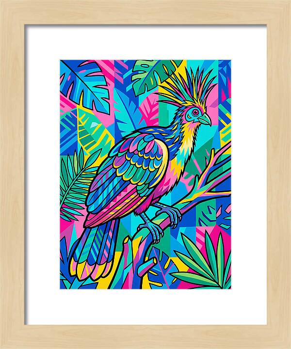 Hoatzin In Vibrant Colors