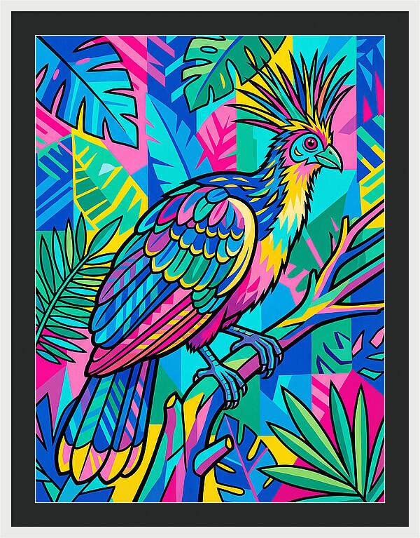 Hoatzin In Vibrant Colors