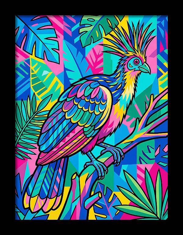 Hoatzin In Vibrant Colors