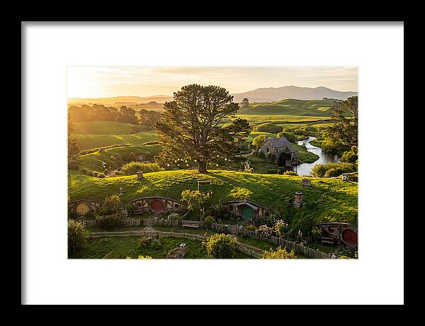 Hobbiton At Golden Hour