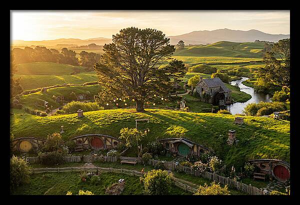 Hobbiton At Golden Hour