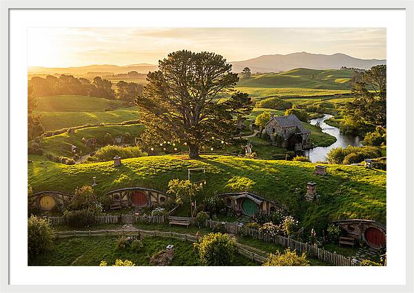 Hobbiton At Golden Hour
