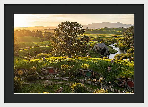 Hobbiton At Golden Hour