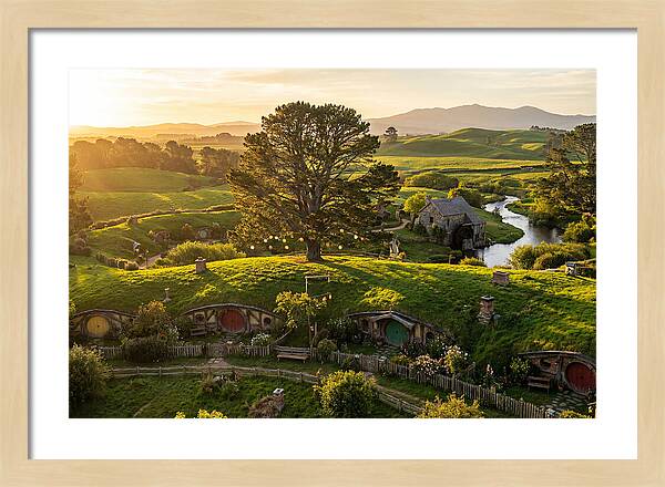 Hobbiton At Golden Hour
