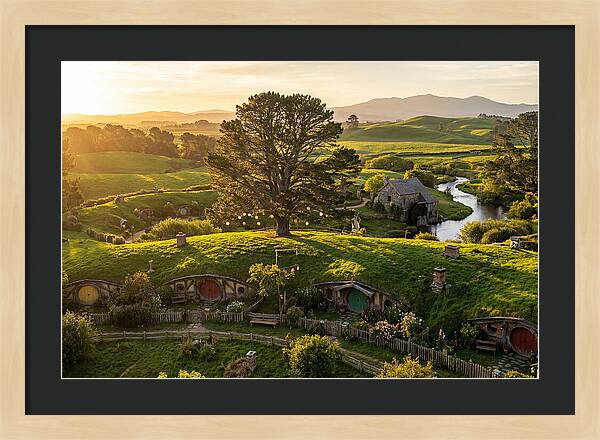 Hobbiton At Golden Hour