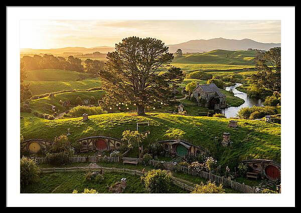 Hobbiton At Golden Hour