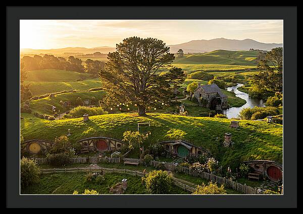 Hobbiton At Golden Hour