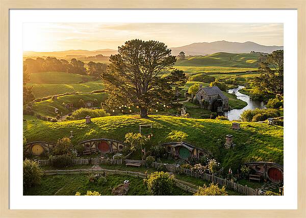 Hobbiton At Golden Hour