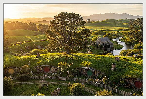 Hobbiton At Golden Hour