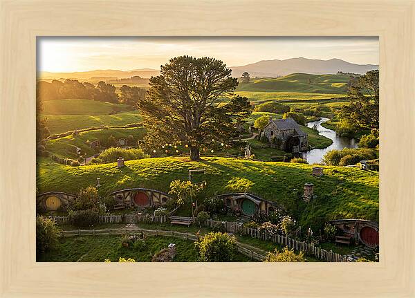 Hobbiton At Golden Hour