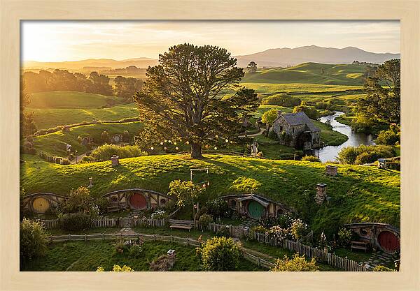 Hobbiton At Golden Hour