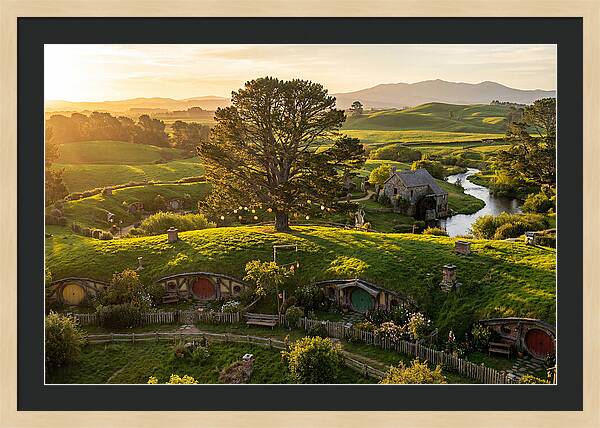 Hobbiton At Golden Hour