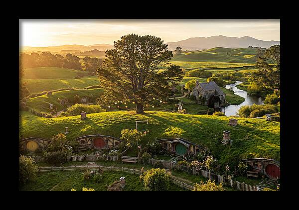 Hobbiton At Golden Hour
