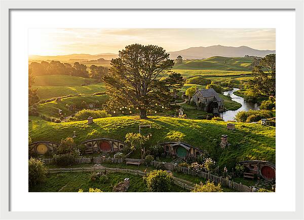 Hobbiton At Golden Hour