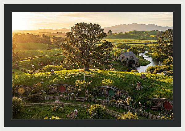 Hobbiton At Golden Hour
