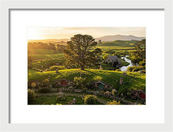 Hobbiton At Golden Hour
