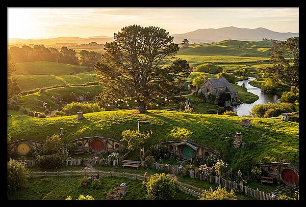 Hobbiton At Golden Hour