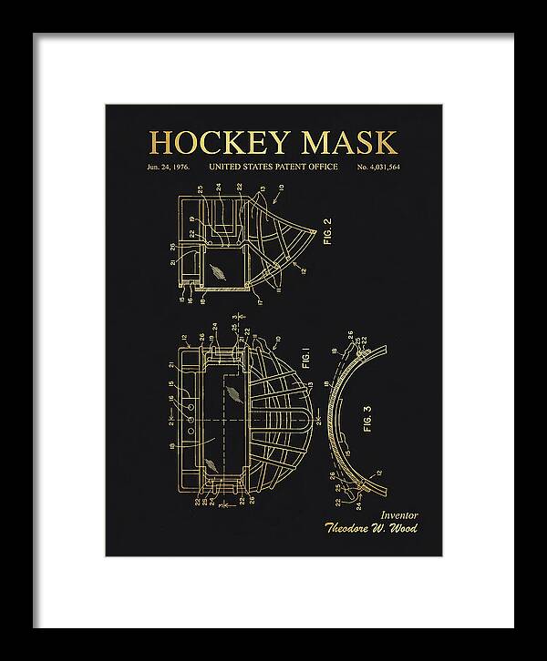Hockey Mask Gold Patent Us4031564a