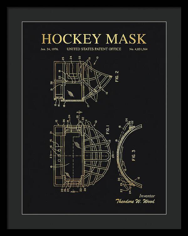 Hockey Mask Gold Patent Us4031564a