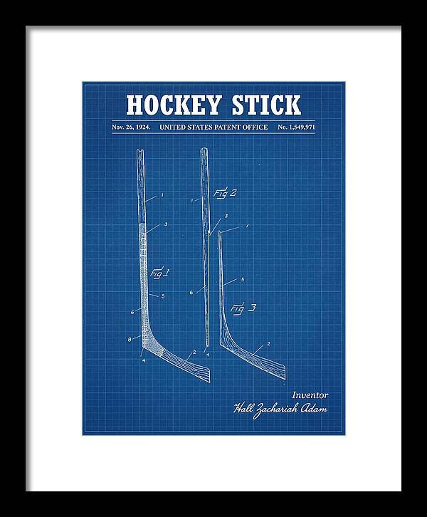 Hockey Stick Blueprint Patent Us1549971a
