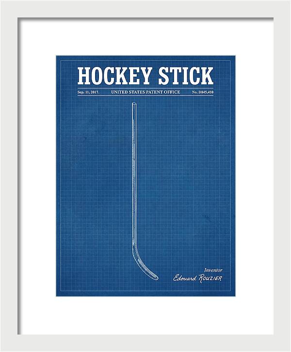 Hockey Stick Blueprint Patent Usd845410s1