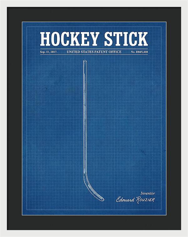 Hockey Stick Blueprint Patent Usd845410s1