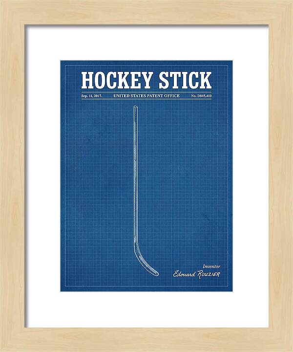 Hockey Stick Blueprint Patent Usd845410s1