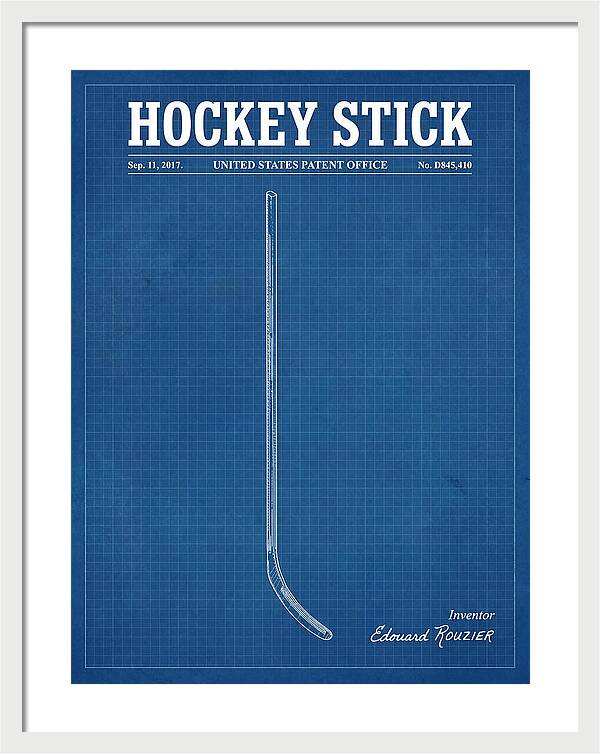 Hockey Stick Blueprint Patent Usd845410s1
