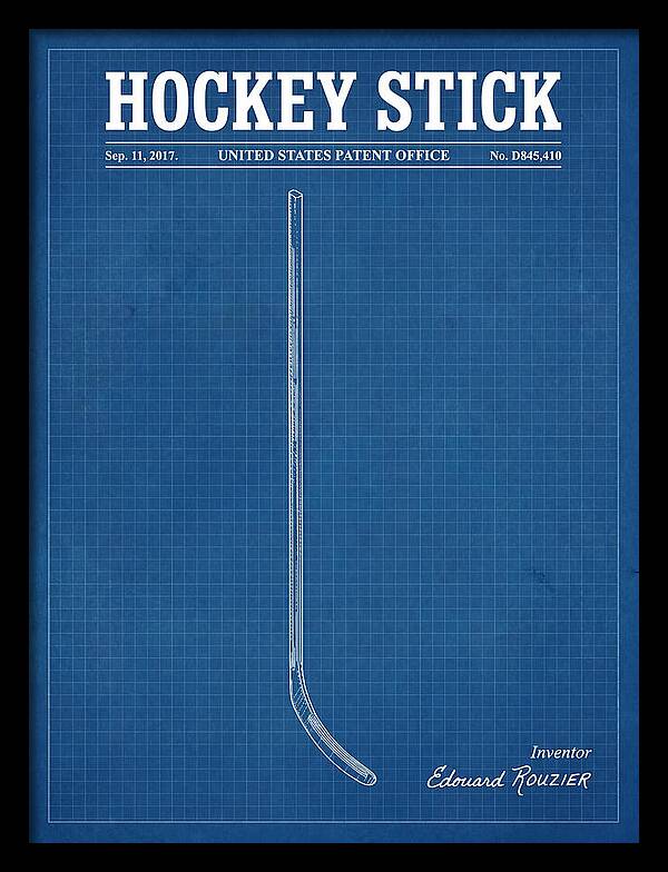Hockey Stick Blueprint Patent Usd845410s1