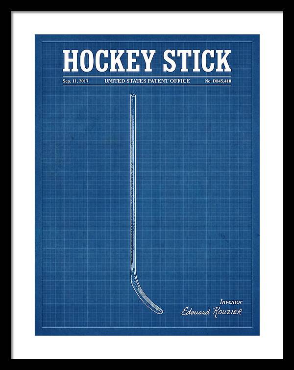Hockey Stick Blueprint Patent Usd845410s1