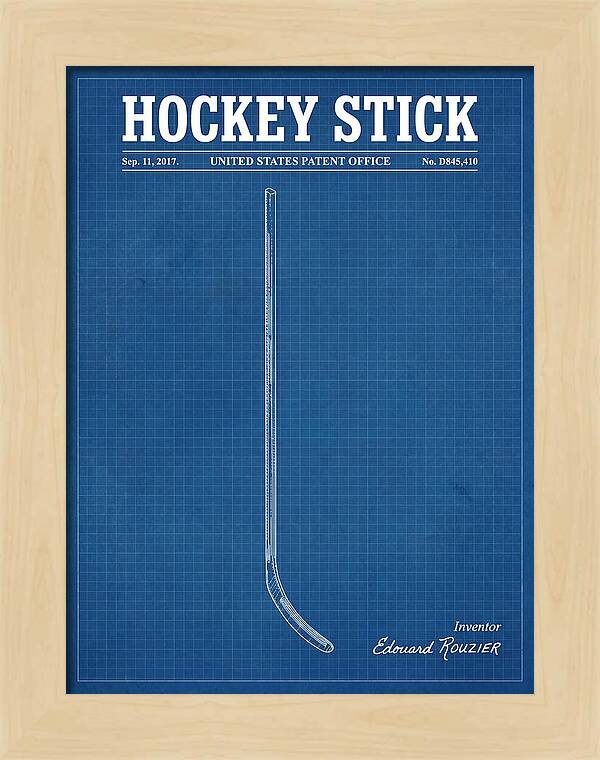Hockey Stick Blueprint Patent Usd845410s1
