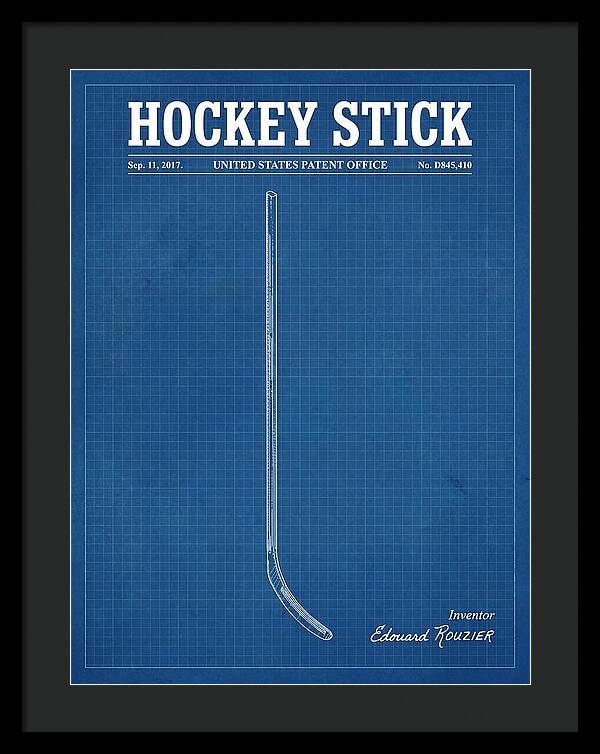 Hockey Stick Blueprint Patent Usd845410s1