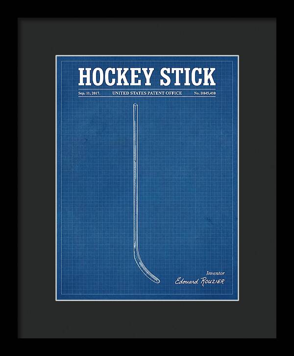 Hockey Stick Blueprint Patent Usd845410s1