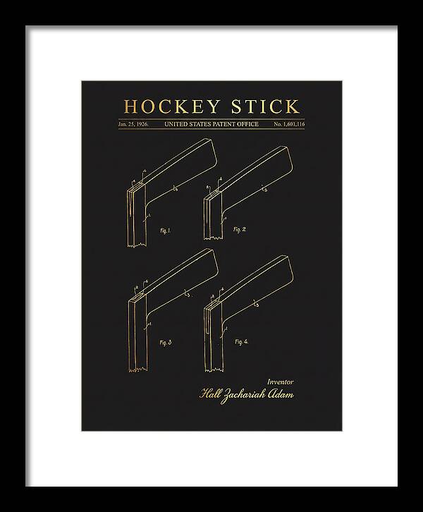 Hockey Stick Gold Patent Us1601116a